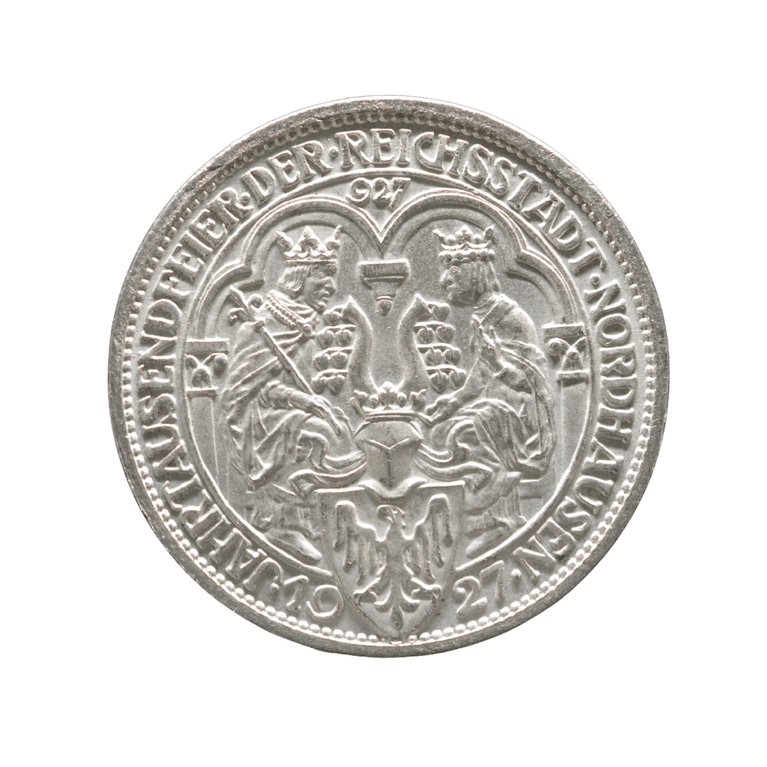 3 рейхсмарки Нордгаузен 1927 Німеччина