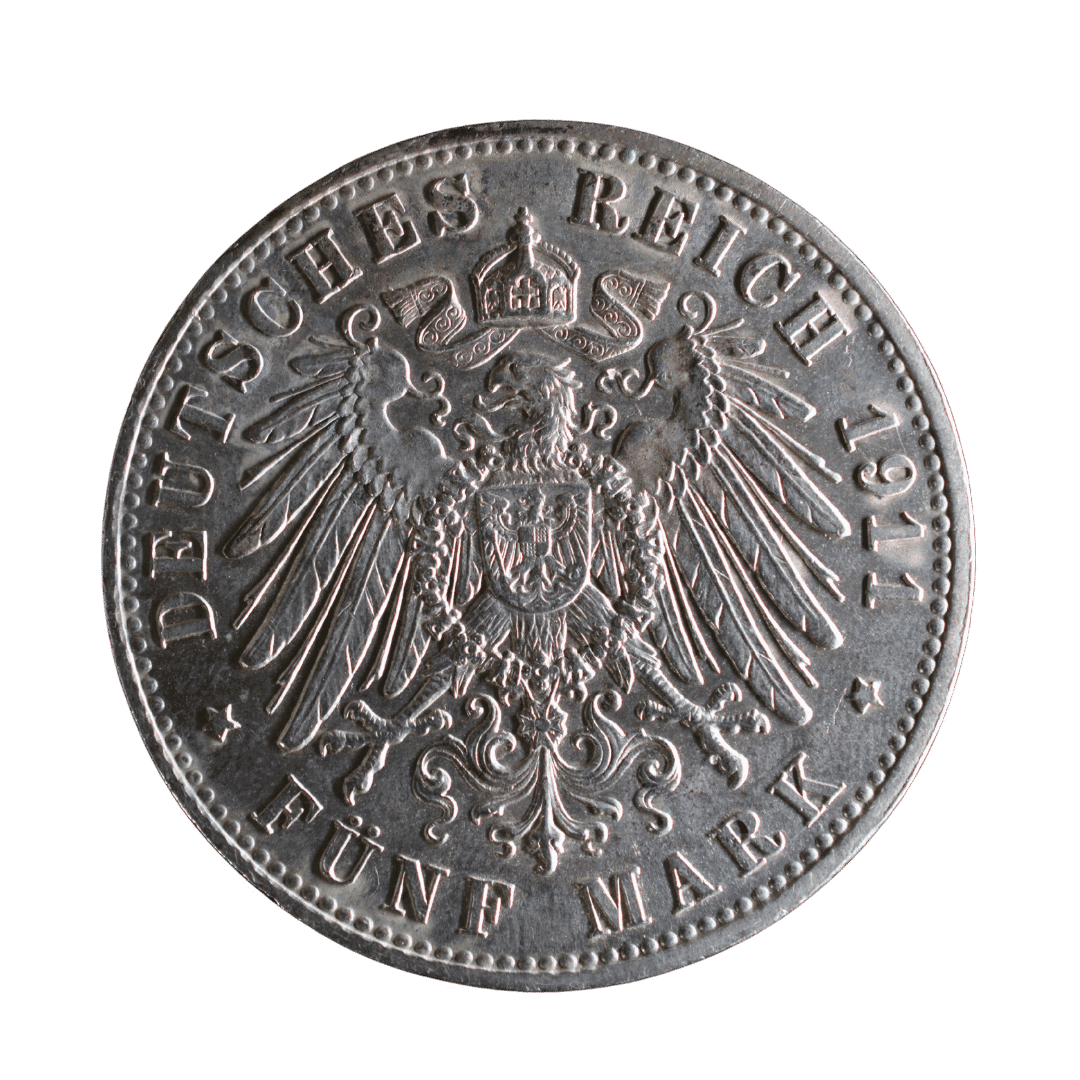 5 марок пам’ятна монета 1911 Баварія — фото 2