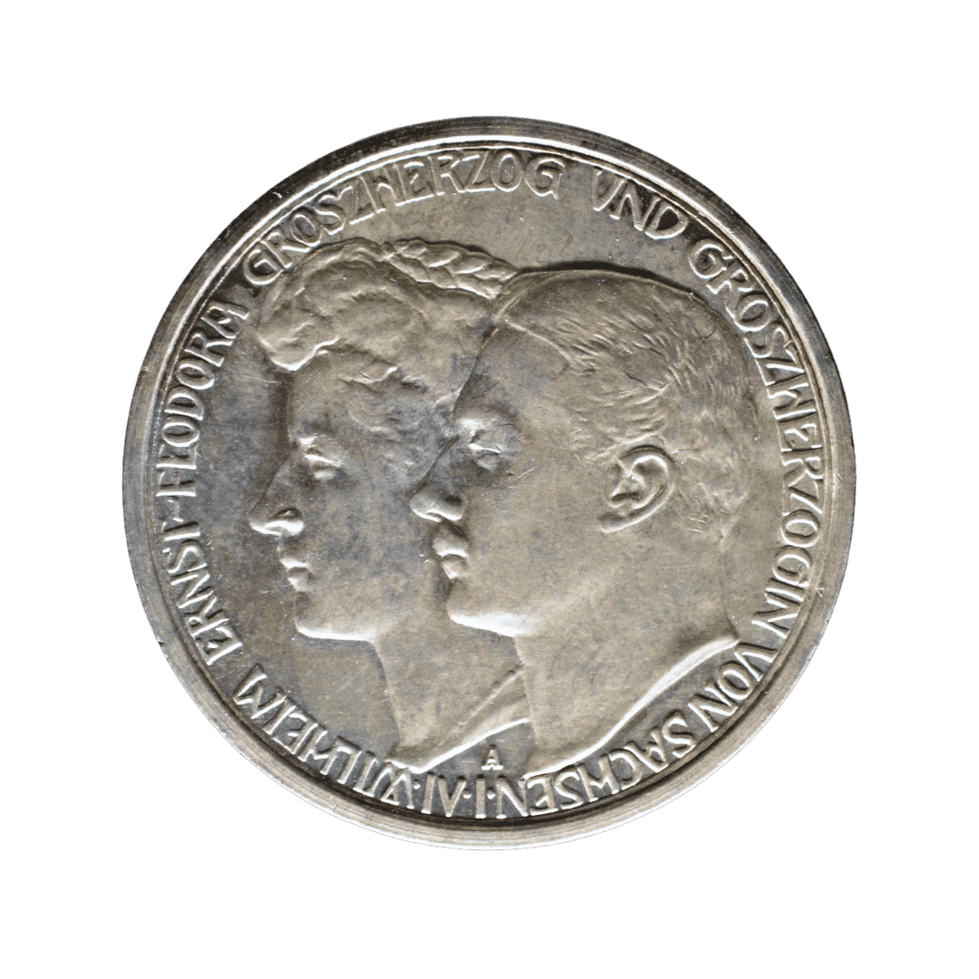 3 марки Одруження Вільгельма Ернста 1910 Німеччина