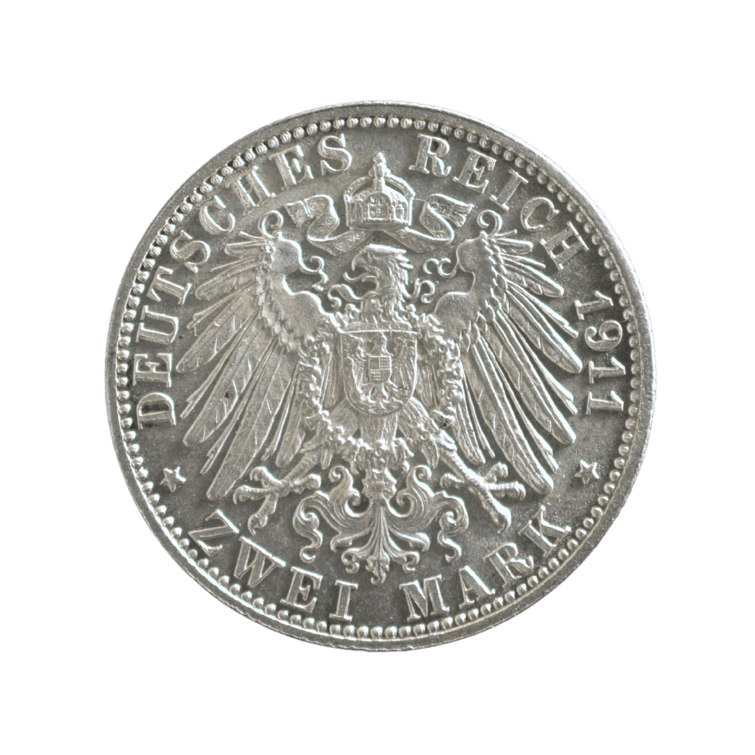 2 марки Баварія 1911 Німеччина — фото 2