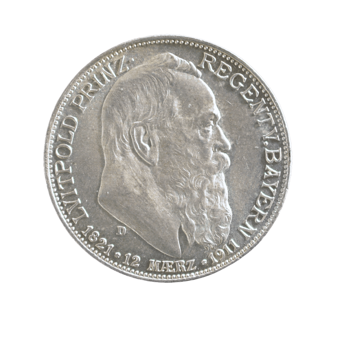 2 марки Баварія 1911 Німеччина
