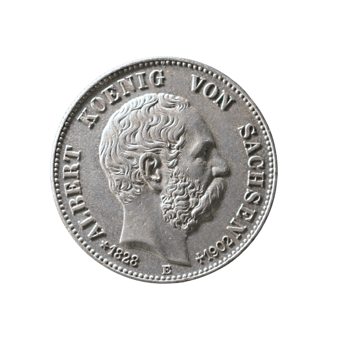 2 марки Саксонія 1902 Німецька імперія
