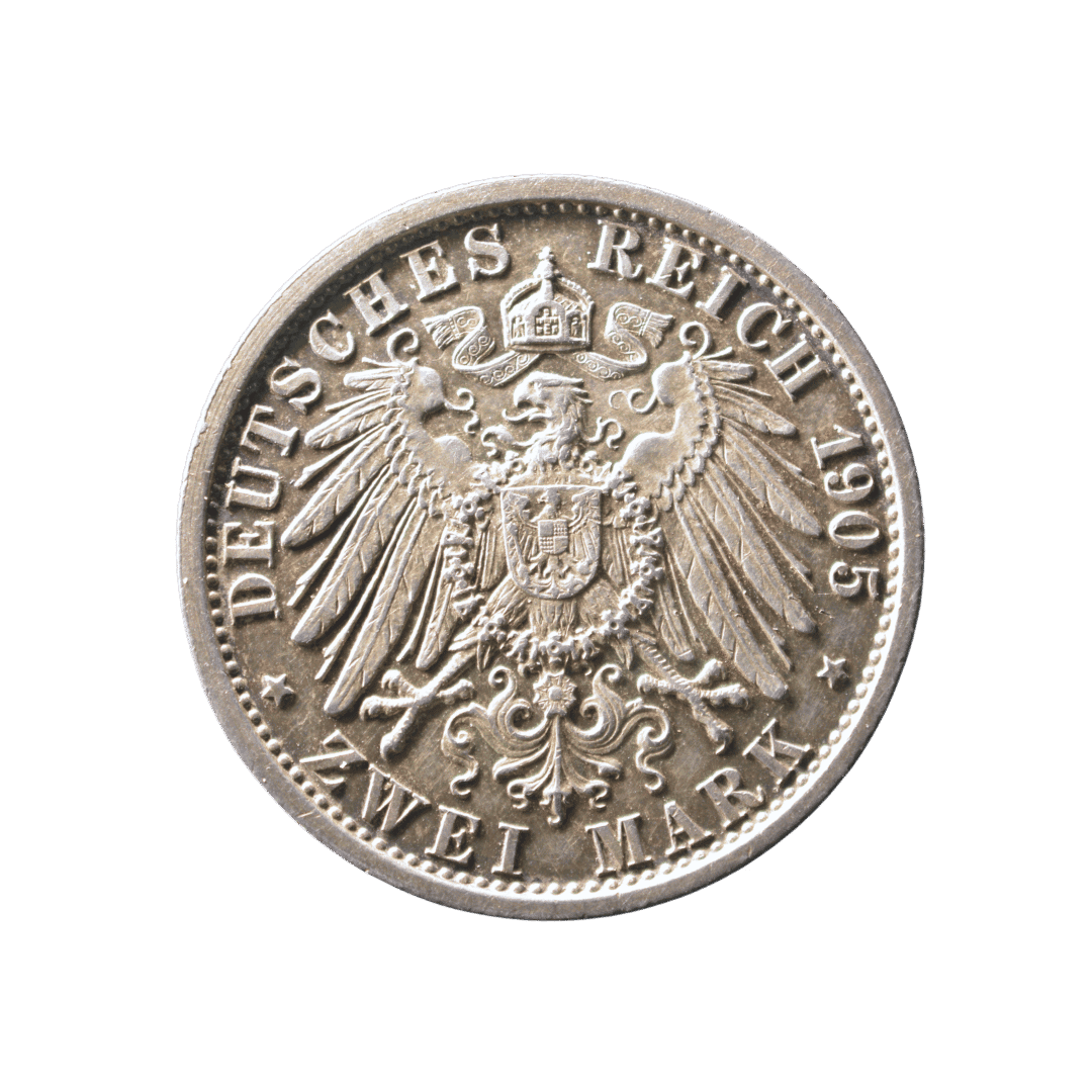 2 марки пам’ятна монета 1905 Німеччина — фото 2