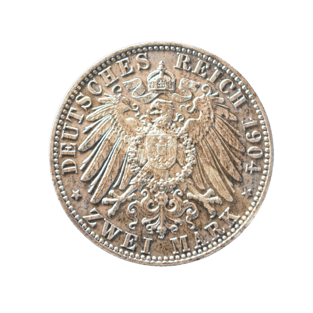 2 марки Пам’ятна монета Георг 1904 Німеччина — фото 2