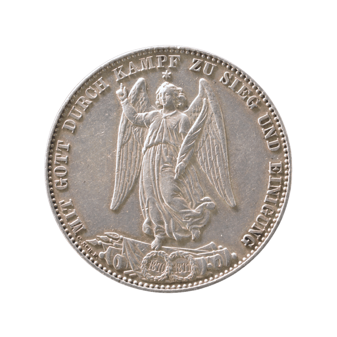 Талер Вюртемберг 1871 Німеччина — фото 2