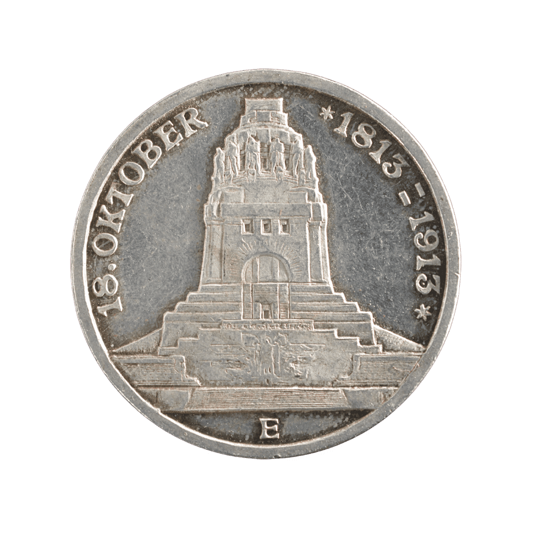 3 марки Пам’ятник Битві народів 1913 Саксонія