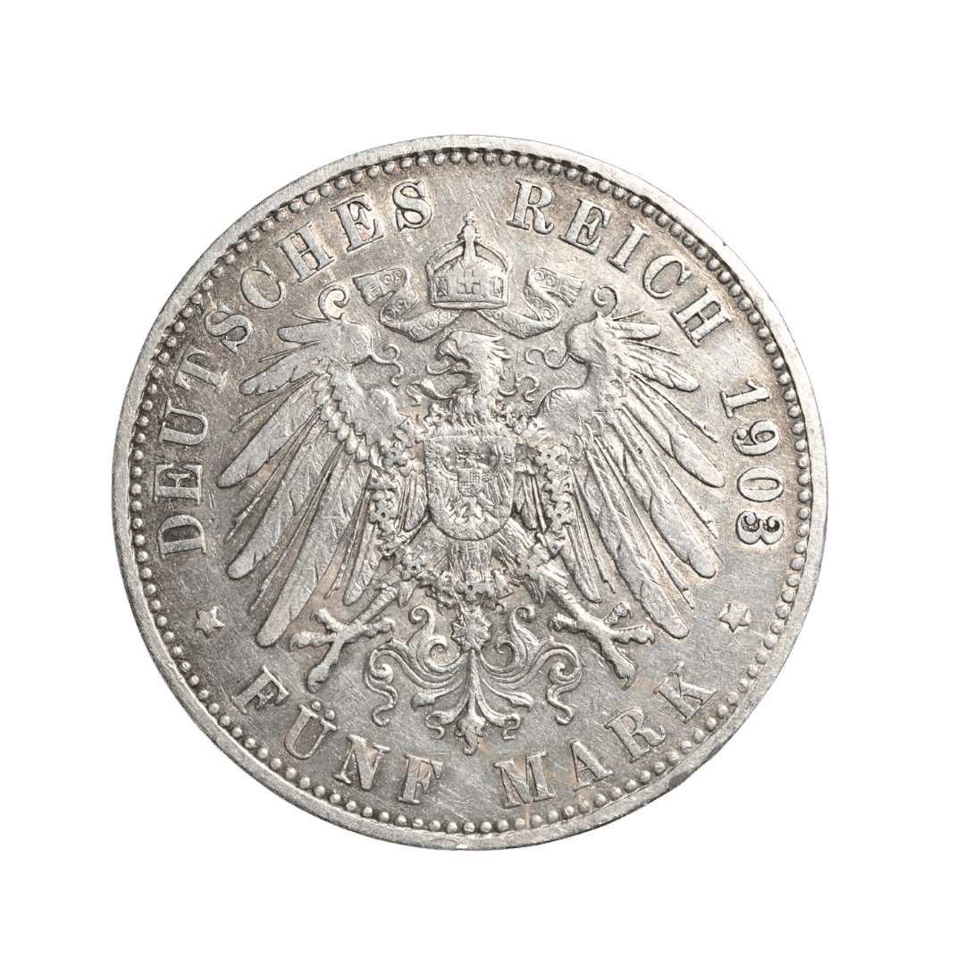 5 марок Вільгельм II 1903 Німеччина — фото 2