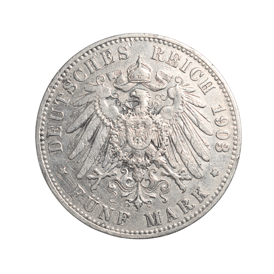 5 марок Вільгельм II 1903 Німеччина — фото 2