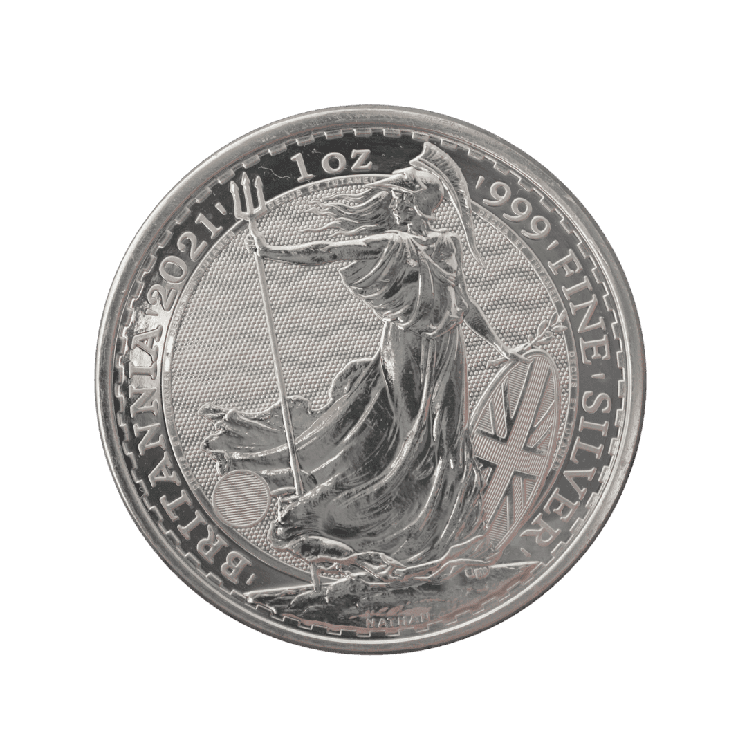 2 Pounds, 2021, Елизавета II. МД — Royal Mint ✅
Тип: Britannia 1 oz silver bullion, Великобритания, серебро
Основные характеристики:
— Страна: Великобритания
— Номинал: 2 Pounds
— Год: 2021
— Правитель: Елизавета II
— Материал: Серебро 999/1000
— Вес: 31.21 г (1 oz pure silver)
— Диаметр: 38.61 мм
— Монетный двор: The Royal Mint
— Тираж: Высокий (стандартный bullion-выпуск)
На что обратить внимание:
Классическая инвестиционная монета серии Britannia. На реверсе — Британия с трезубцем и щитом. — фото 2