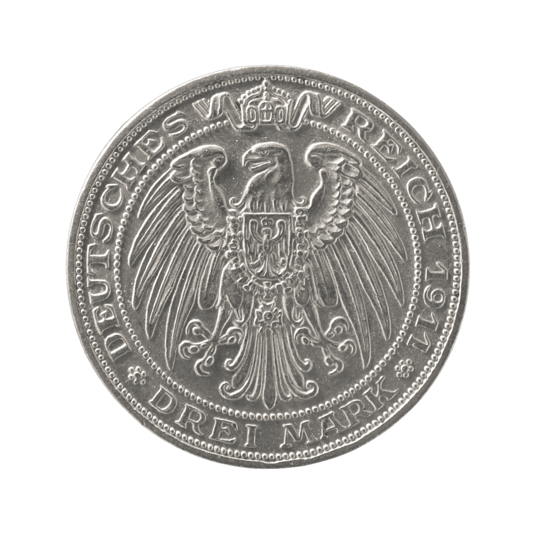 3 марки Пруссія 1911 Німеччина — фото 2