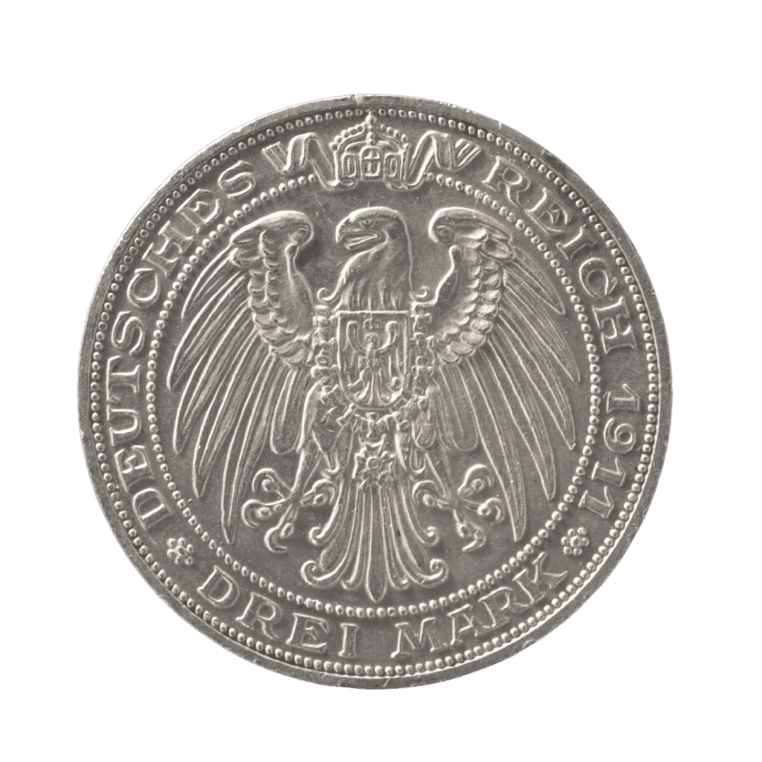 3 марки Пруссія 1911 Німецька імперія — фото 2