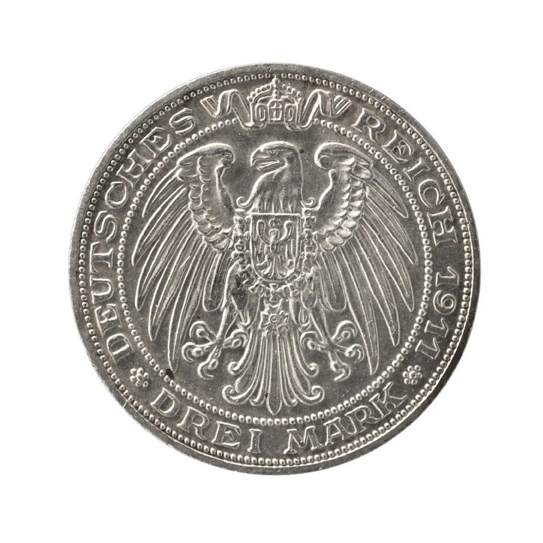 3 марки Пруссія 1911 Німецька імперія — фото 2