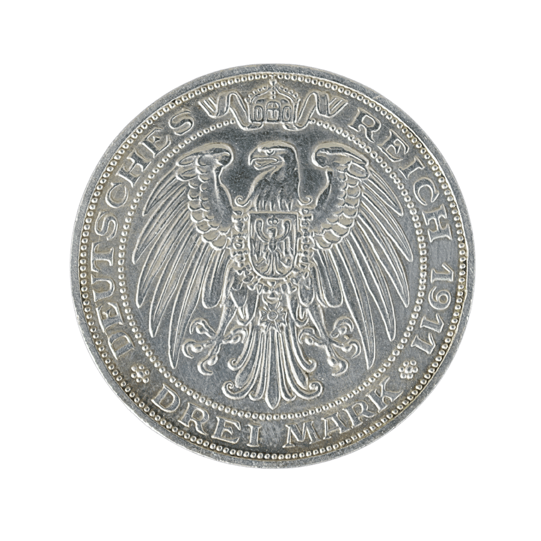 3 марки Пруссія 1911 Німецька імперія — фото 2