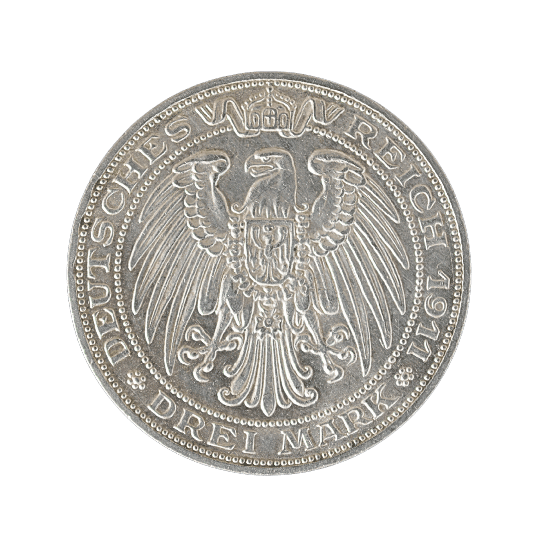 3 марки Пруссія 1911 Німецька імперія — фото 2