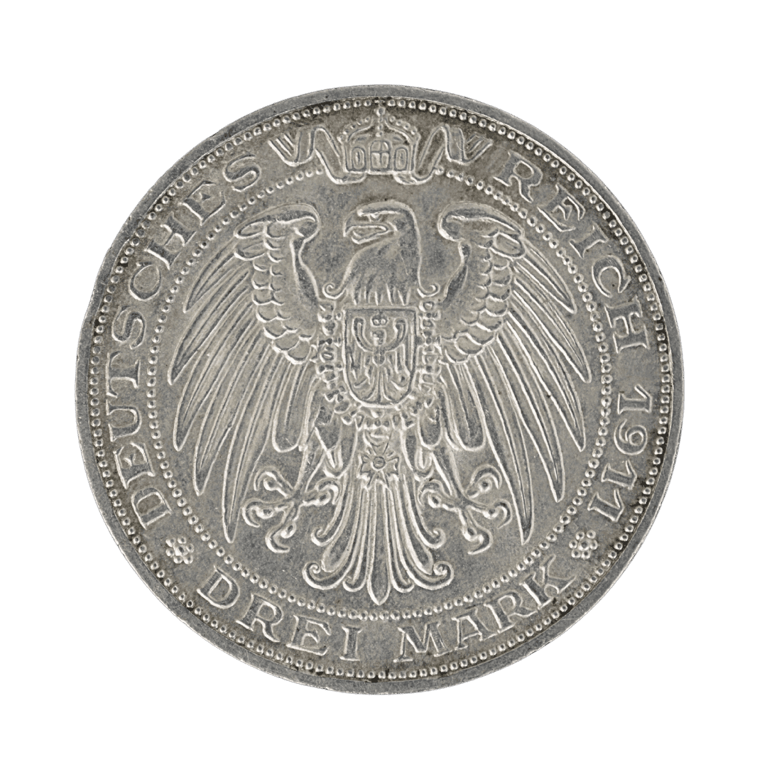 3 марки Пруссія 1911 Німецька імперія — фото 2