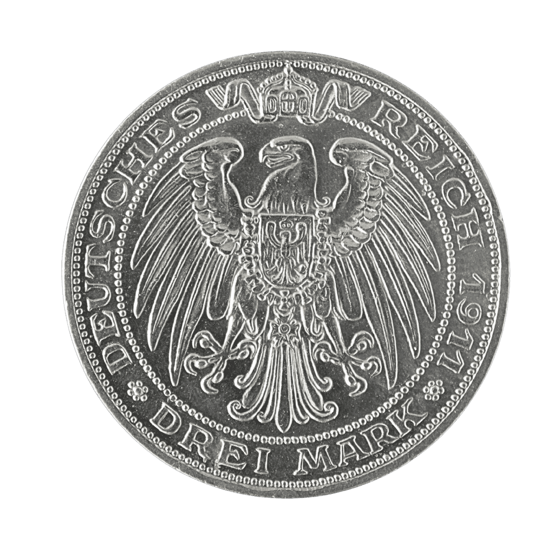 3 марки Пруссія 1911 Німецька імперія — фото 2