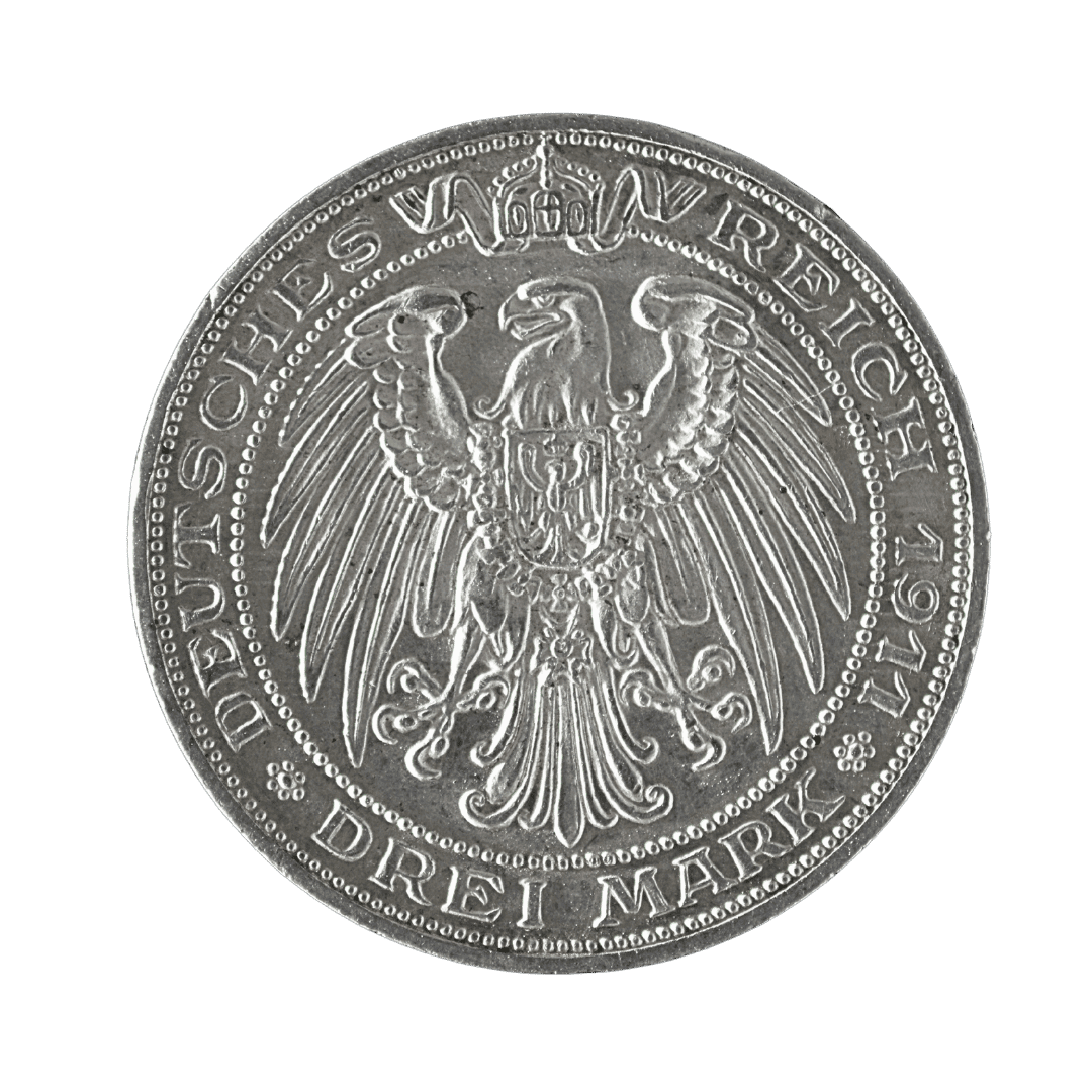 3 марки Пруссія 1911 Німецька імперія — фото 2
