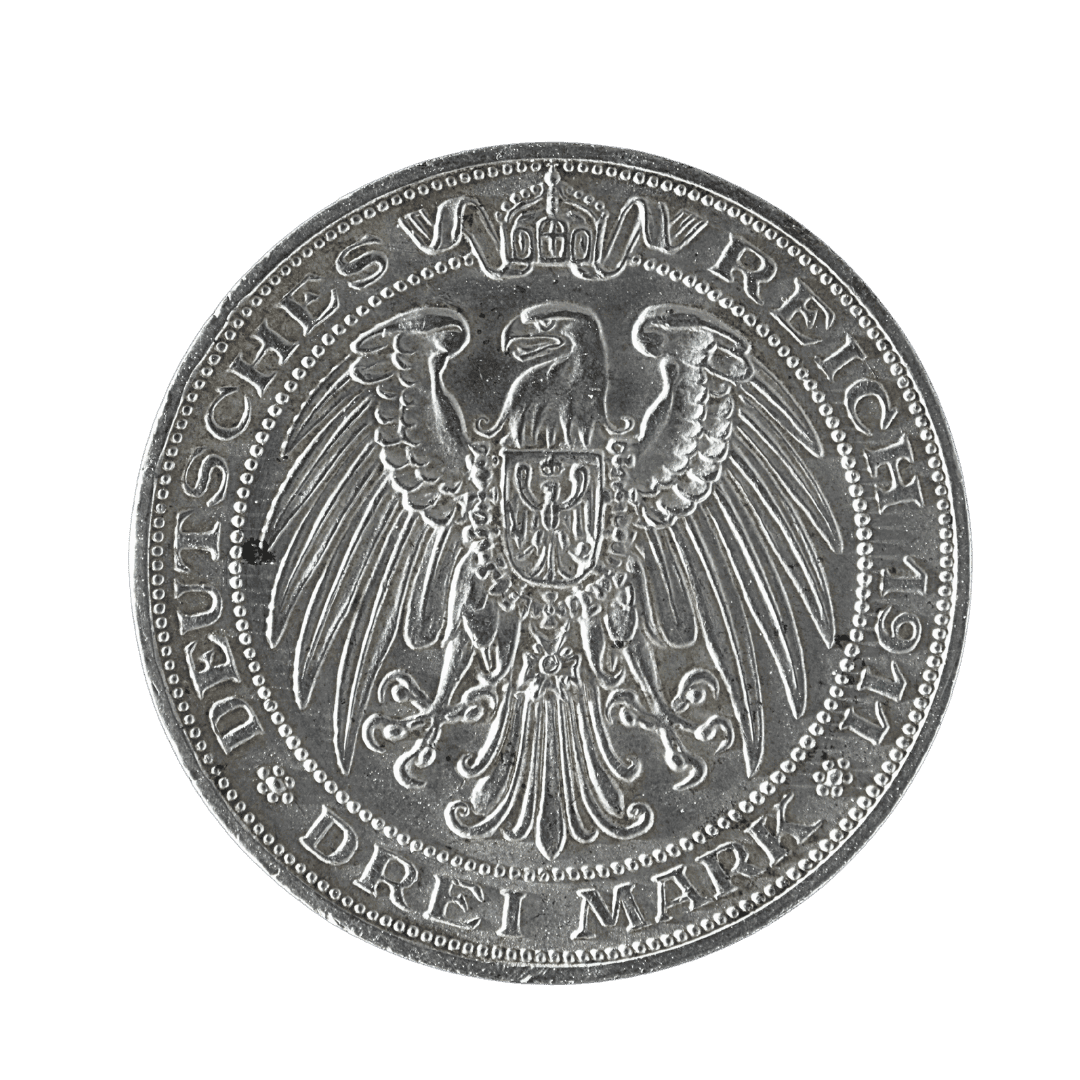 3 марки Пруссія 1911 Німецька імперія — фото 2