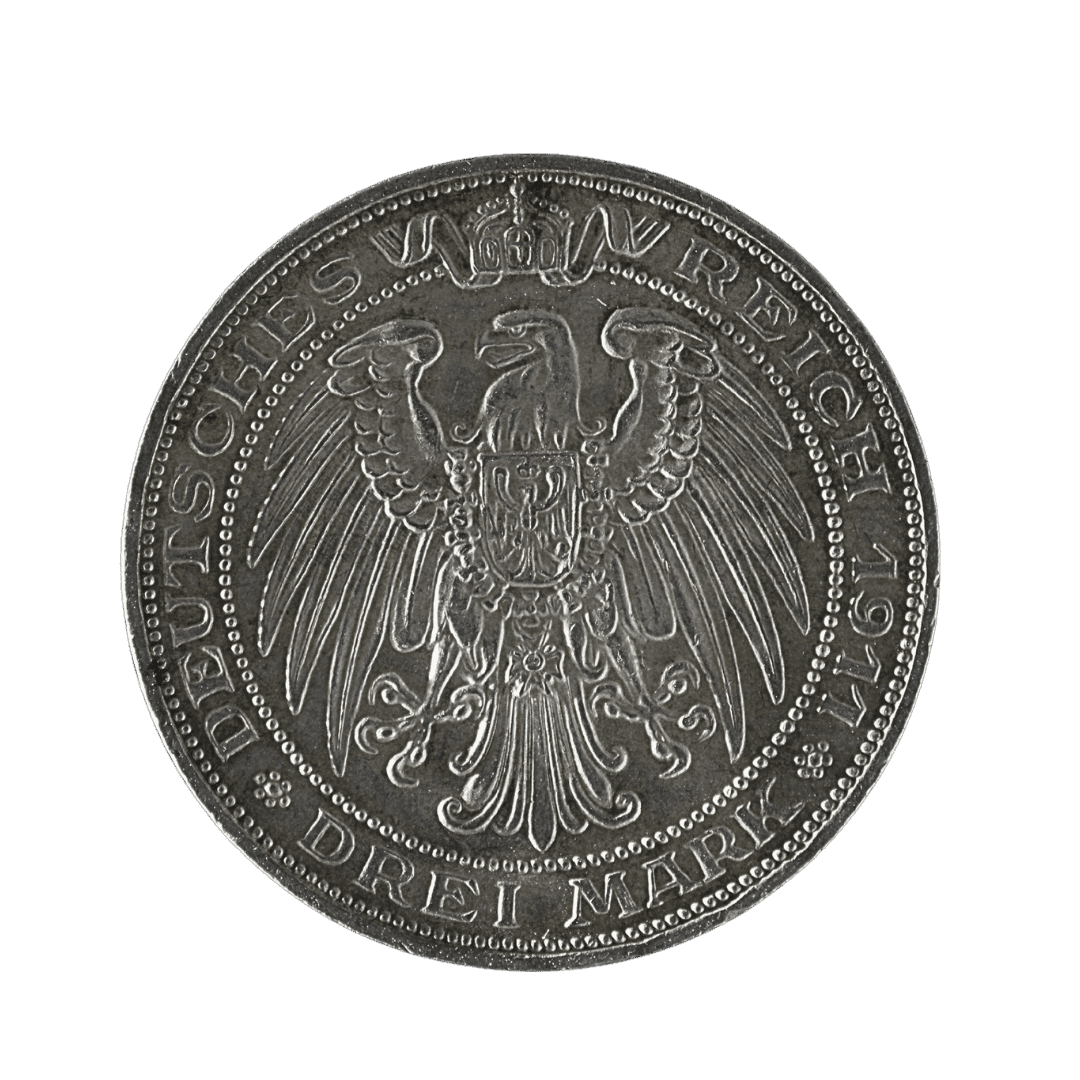 3 марки Пруссія 1911 Німецька імперія — фото 2