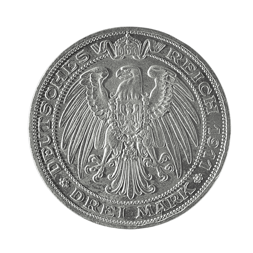 3 марки Пруссія 1911 Німецька імперія — фото 2