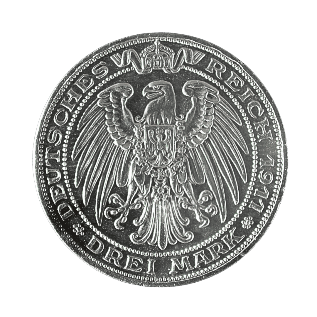 3 марки Пруссія 1911 Німеччина — фото 2