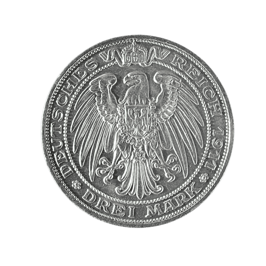 3 марки Пруссія 1911 Німецька імперія — фото 2