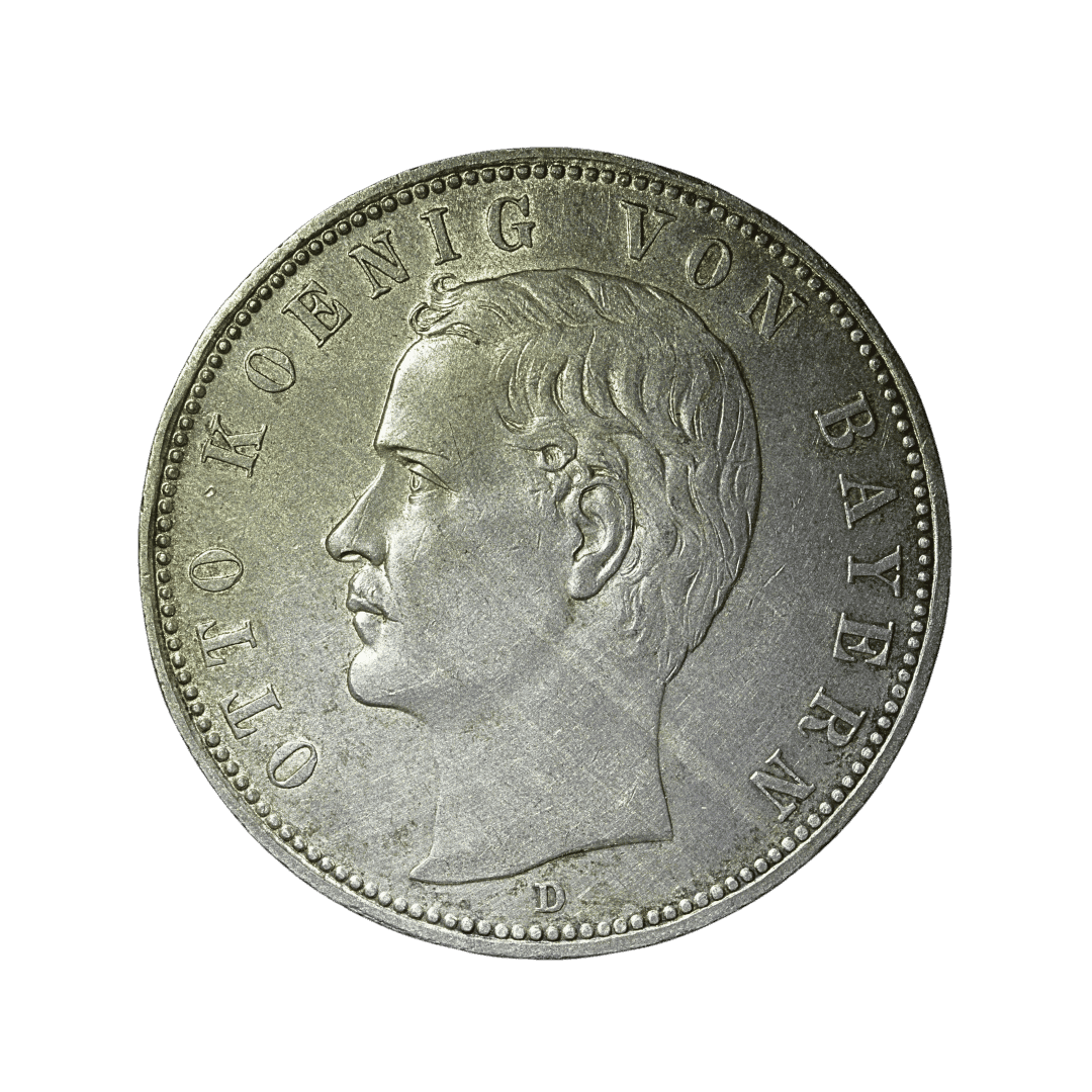 5 марок Баварія 1913 Німеччина