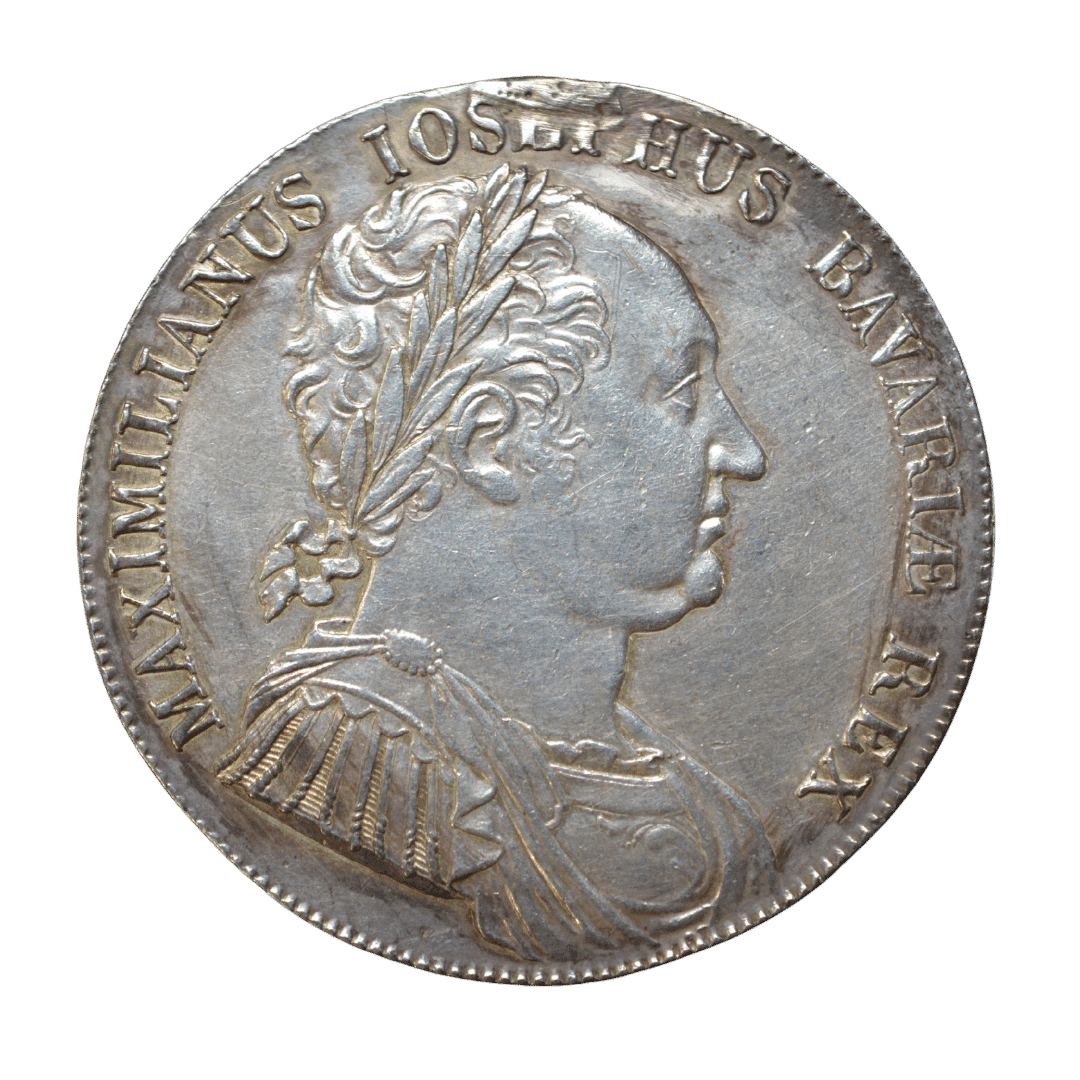 1 конвенційний талер Конституція Баварії 1818 Баварія