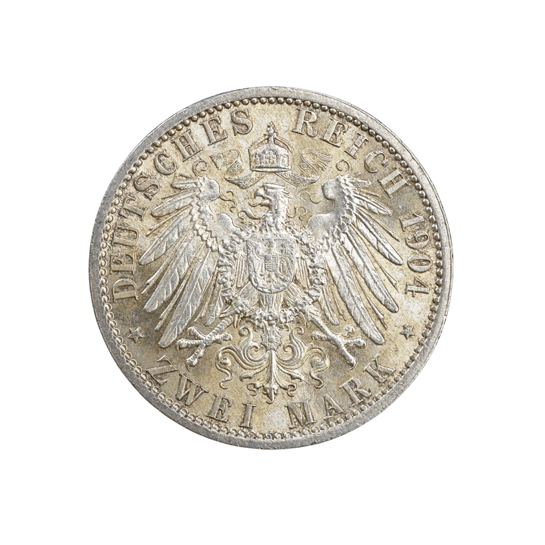 2 марки Філіпп Великий 1904 Німеччина — фото 2