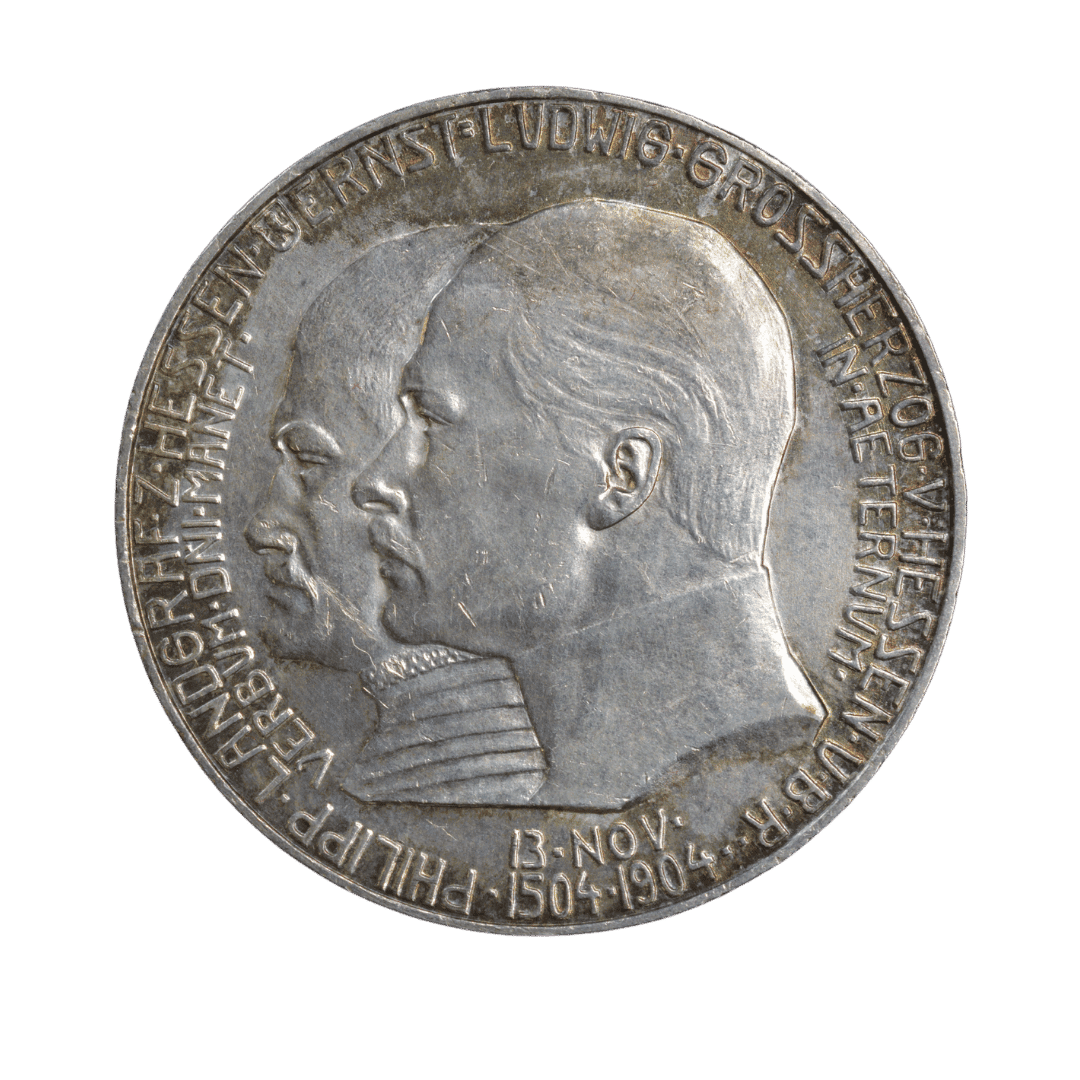 5 марок Філіпп Великий 1904 Німеччина — фото 2