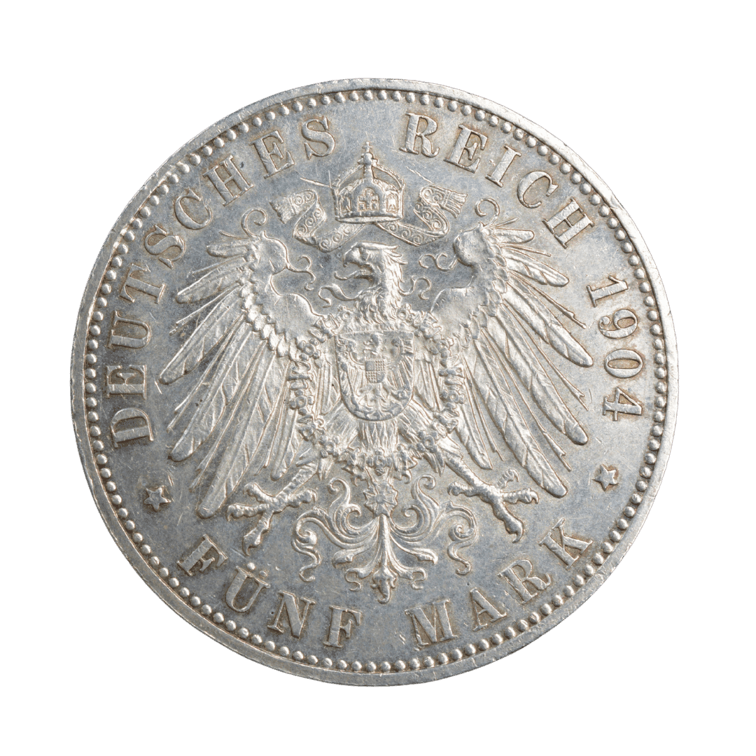 5 марок Філіпп Великий 1904 Німеччина — фото 2