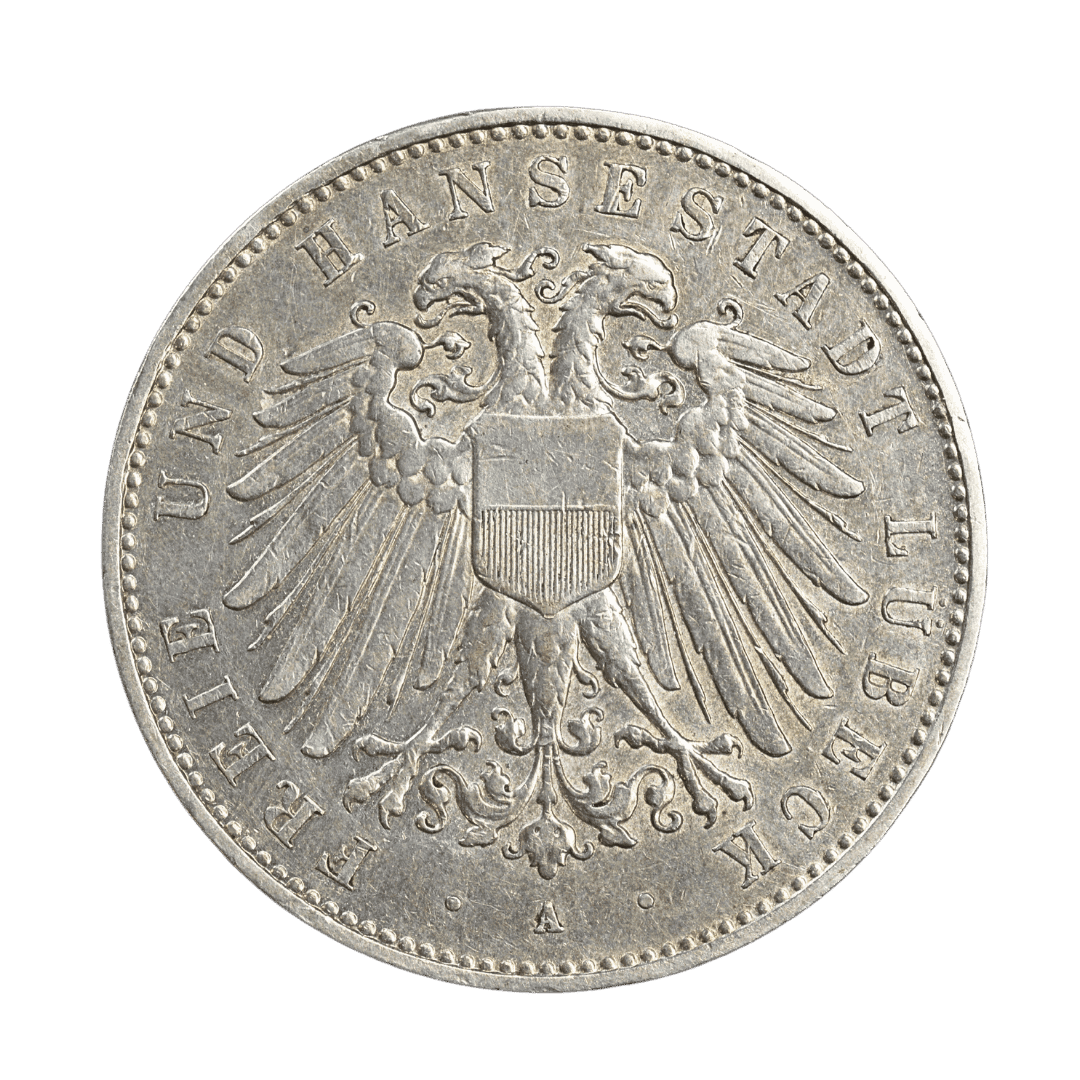 5 марок Любек 1904 Німецька імперія